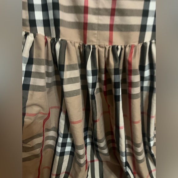 MIDI CHECKED PRINT BABYDOLL DRESS - Picture 3 of 8